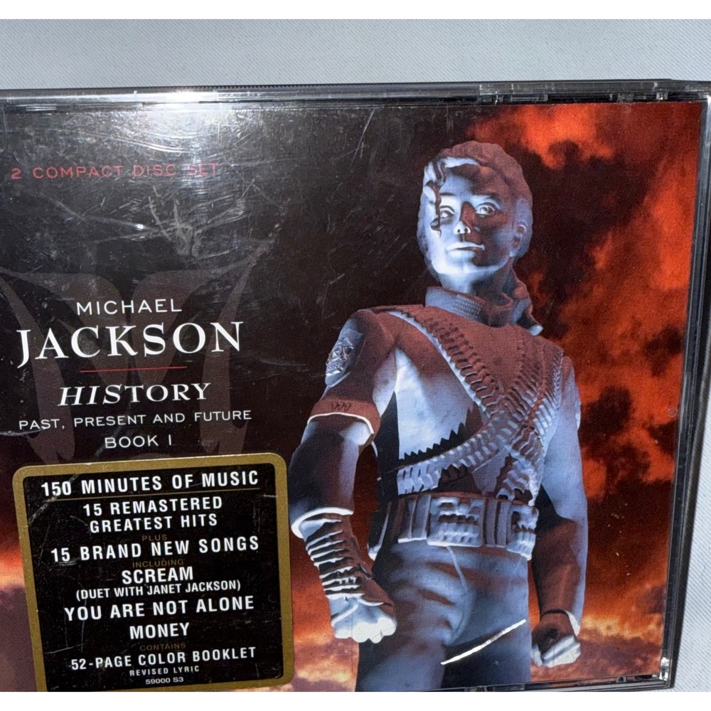 Michael Jackson HIStory Past Present Future Book I 2-CD Set 1995 Epic 59000-2